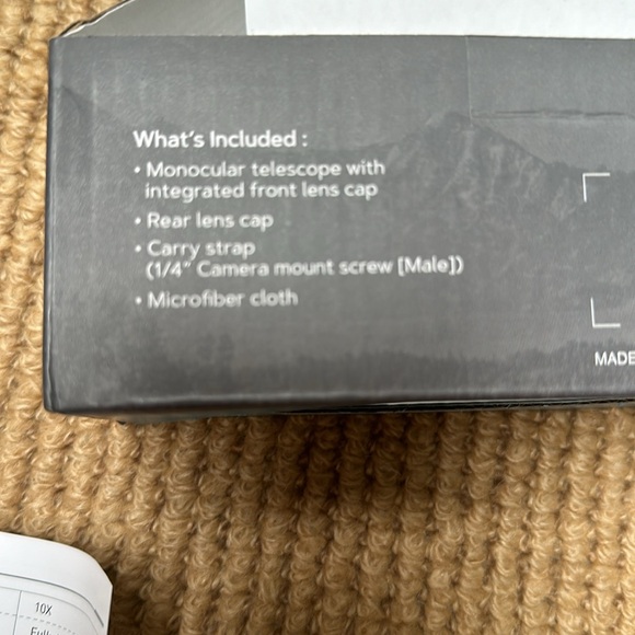 NEW STARSCOPE Monocular Telescope G2-10x42 Long Range Monoculars for Adults - Picture 7 of 10